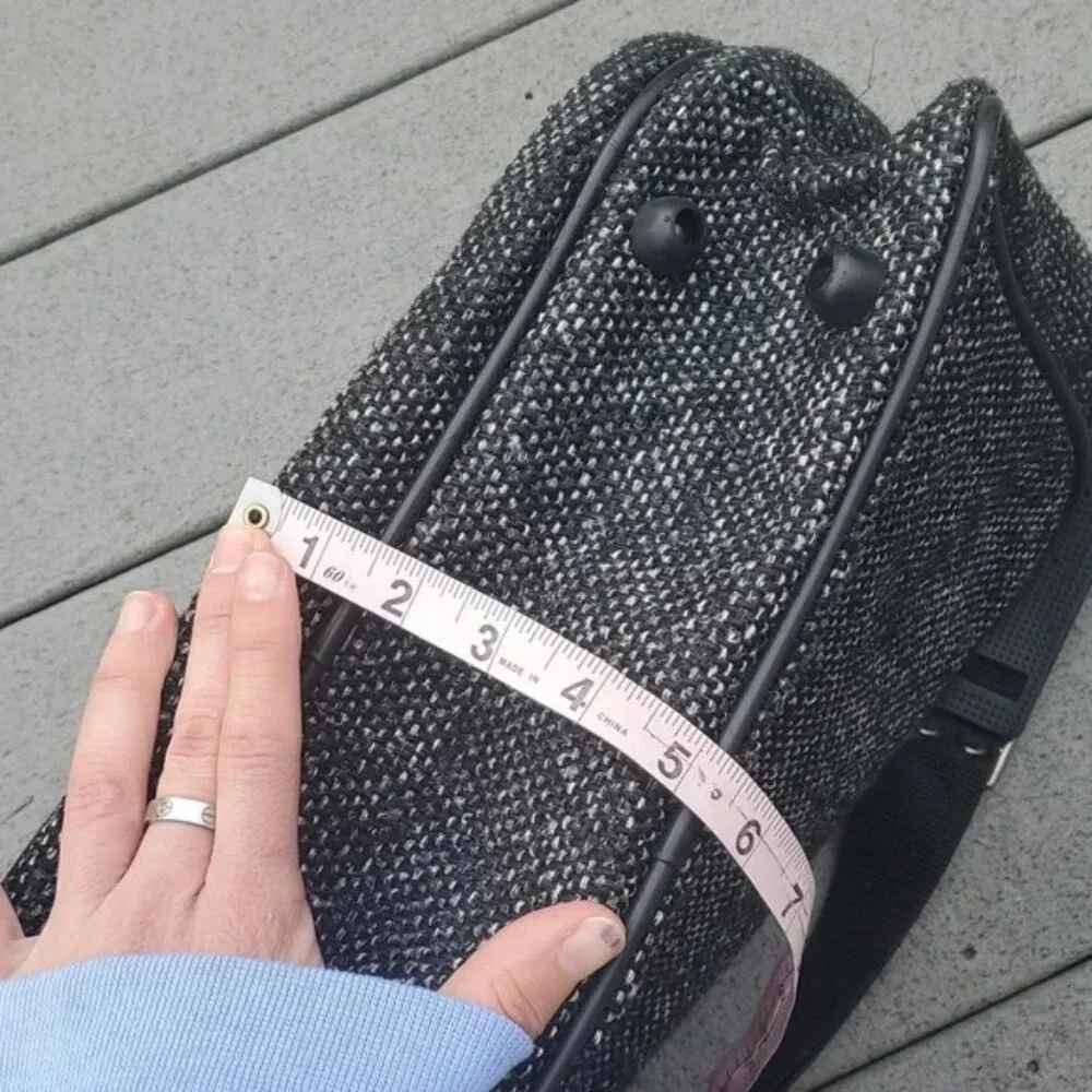 Vintage American Tourister Tweed Briefcase Carry On Bag